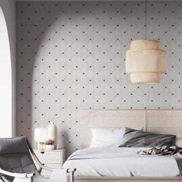 Imagem de Kit 4 Rolos Papel De Parede Adesivo Arabesco Bege 3,0M