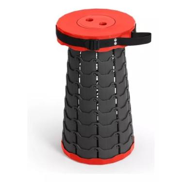 Imagem de Banco Retrátil Telescópico Portátil – Compacto, Resistente e Ajustável, Leve, Compacta e Fácil de Transportar com Bolsa Ideal para Camping, Pesca e Viagens