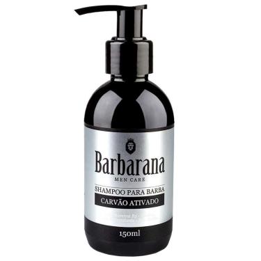 Imagem de Shampoo Para Barba Carvão Ativado Antioxidante 150mL Barbarana