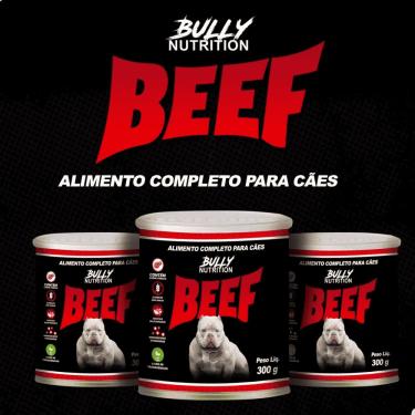 Imagem de Ração Úmida Para Cães Beef Bully Nutrition 300g