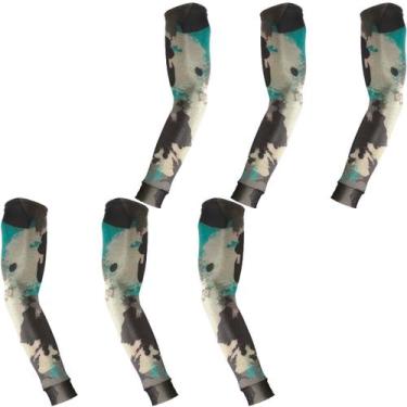 Imagem de Kit 3 pares de manguitos com proteção UV50+ - EX311, Bege camuflado, G