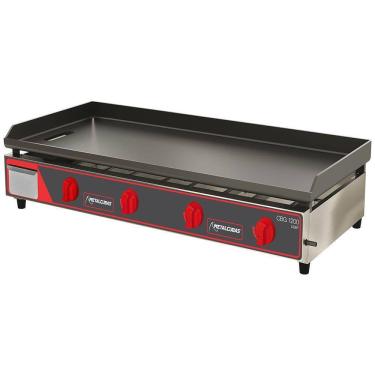 Imagem de Chapa Bifeteira A Gás Light  Metalcubas 120 Cm Com Prensa Cbg1200lpp