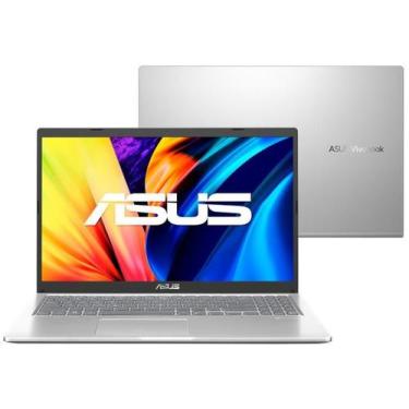 Imagem de Notebook Asus Vivobook Core I5 8gb 256 ssd Linux 15,6 Prata Cor Pratea