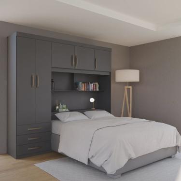 Imagem de Guarda Roupa 5 Portas 3 Gavetas 1 Baú Cancun