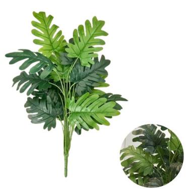 Imagem de Planta Artificial Bananinha Buquê 18 Folhas Decoracao - PlantaImport