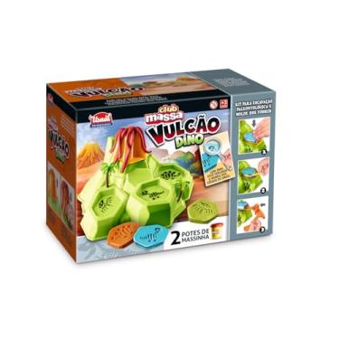 Imagem de Usual Brinquedos - Club massa vulcão dino