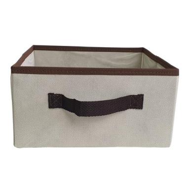 Imagem de Caixa organizadora de Tecido OrganiBox   c/ Alça de 28x14x28cm - organ