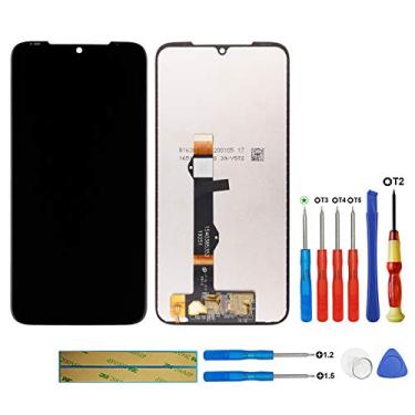 Imagem de SWARK Tela LCD compatível com Motorola Moto G8 Plus XT2019, XT2019-2 (preto) Tela LCD Touch Screen Display + Ferramentas