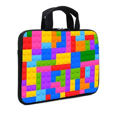 Imagem de Capa para laptop 11,6" 12,1" Neoprene Laptop Manga/Notebook Computador Bolso Capa/Chromebook/Bolsa para transporte Tablet Compatível com homens, mulheres, meninos, meninas (quebra-cabeça)