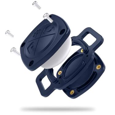 Imagem de Pup Culture Suporte de coleira para cães IP68 à prova d'água | 2,5 vezes mais forte do que os concorrentes - Rastreie seu animal de estimação usando a tecnologia Apple AirTag | Não machuca sua coleira