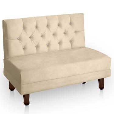 Imagem de Canto Italy Confortável Para Apartamento Cozinha E Restaurantes Suede Cor Bege