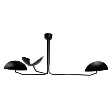 Imagem de Pendente Trio Preto 3xg9 - Usina Iluminação