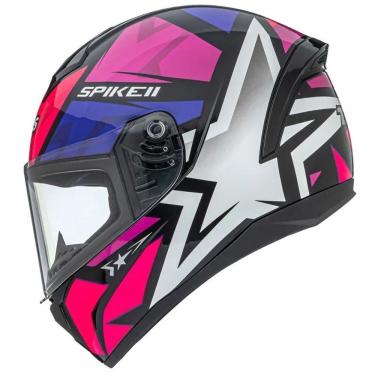 Imagem de Capacete Peels Spike 2 1st Preto Pink 60