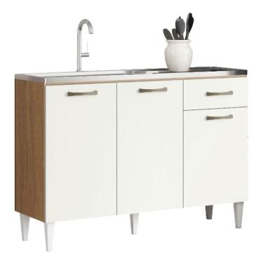 Imagem de Balcão De Pia Atenas 2012183 Atacama Off White - Aramóveis