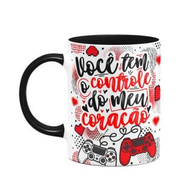 Imagem de Caneca Gamer Namorados - Você tem o controle - D-black - JPS INFO