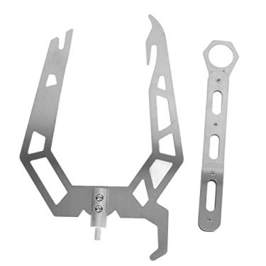 Imagem de Gancho de Aço Inoxidável para Atracadouro Com Passador de Cabo, Guia de Corda Em Formato de U Com Pegada de Liga de Alumínio para Navios, Iates e Caiaques (Versão normal)