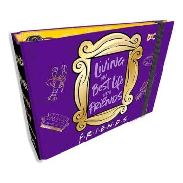 Imagem de Mini Fichário Horizontal Caderno Argolado Friends 80 Folhas - Napolest