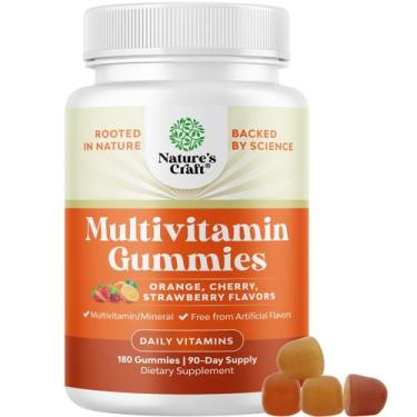 Imagem de Gomas multivitamínicas Natures Craft Potent Daily 180 unidades