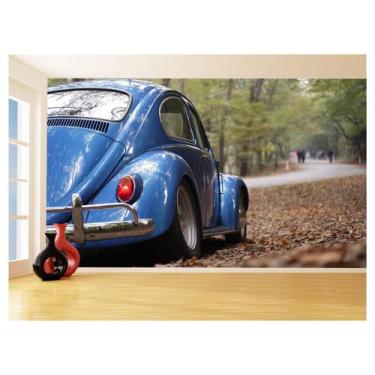 Imagem de Papel De Parede 3D Carro Antigo Fusca Beetle 3,5M Cxr116 - Você Decora