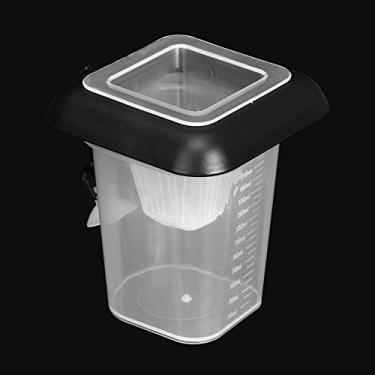 Imagem de ZJchao Prato de Alimentação de Camarão, Tubo de Alimentação de Peixe Alimentador de Peixe Automático para Aquário Tanque de Peixe Alimentar de Funil de Plástico de pó de Peixe de Minhocas Vermelhas