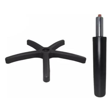 Imagem de Estrela Piramidal de Nylon para Cadeira Diretor com Pistão Classe 3 – Suporta até 200kg Home Gourmet