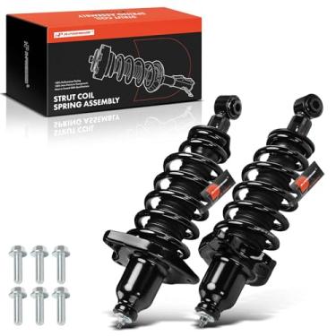 Imagem de A-Premium Par Traseiro (2) Conjunto Completo De Amortecedor E Mola Helicoidal Compatível Com Honda Pilot 2016-2022, Tração Integral, Lado Do Motorista Passageiro, Substituição Nº 18920576