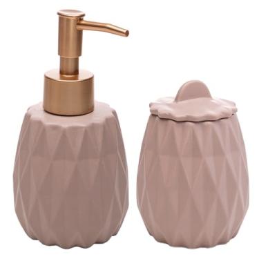 Imagem de LYOR - Conjunto 2 Peças para Banheiro Ananás Bege Cerâmica