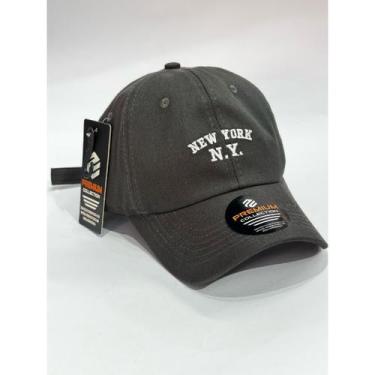 Imagem de Boné chapeu Ny New York Retro Basebol Aba Curva Masculino e Feminino R