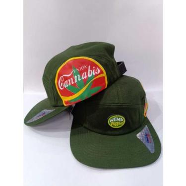 Imagem de bone chapeu five masculino feminino aba reta JM snapback five panel - 