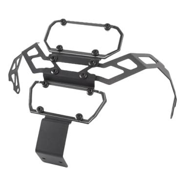 Imagem de Luocute Guard de Farol Motocicleta, Aço Inoxidável PC de Instalação Fácil Tampa do Protetor Lâmpada Frontal Com 2 Lentes, Substituição para 450mt 450 Mt Mt450 2024+ (Claro)