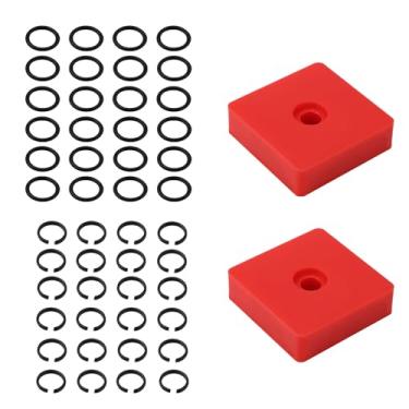Imagem de 24 Conjuntos 3/8" Anéis de Retenção Impacto Grampos Anéis de Fricção e Anel Vedação, Inclui 2 Ferramentas Instalação Bigorna Compatível com MIL Chave Elétrica e Pneumática