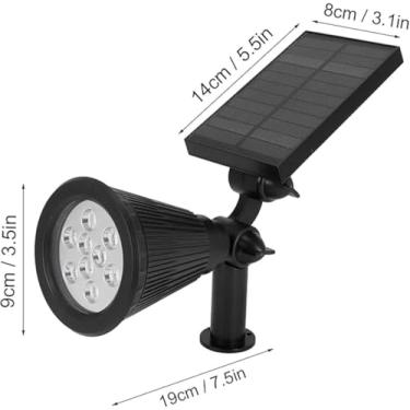 Imagem de Luminária Espeto Solar 3W RGB Cores e Elegância para Seu Jardim Sem Fios e Sem Gastos!
