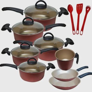 Imagem de Jogo de Panelas Teflon Antiaderente 11 Peças