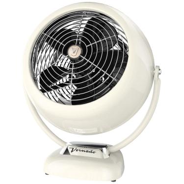 Imagem de Ventilador Circulador de Ar de Metal Retro com 3 Velocidades, 110V 30W, Vornado VFAN Sr. CR1 0230 75, Branco