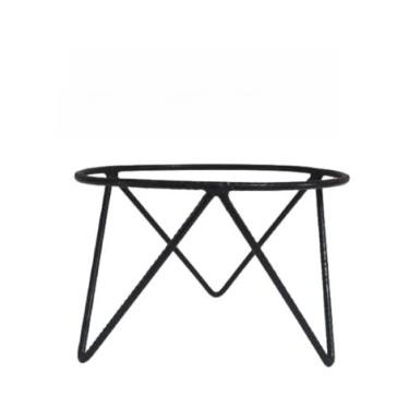 Imagem de kit 3 suporte tripé em ferro para vaso de planta