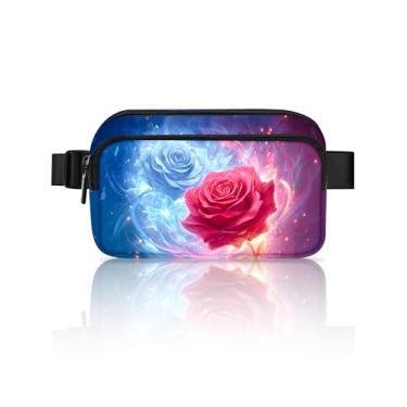 Imagem de Pochete de viagem, impermeável, pequena, bolsa transversal para mulheres, bolsa de cintura para corrida, caminhada, ciclismo, Vermelho, Medium, Tendência