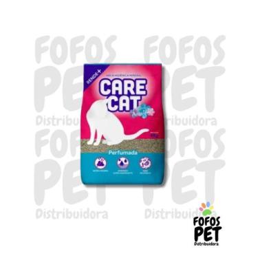 Imagem de Areia Higiênica para Gatos Carecat Perfumada 4kg - Ipet