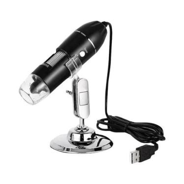 Imagem de Microscópio Digital De Alta Magnificação 1600X 1000X 500X Portátil Com