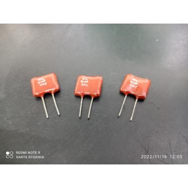 Imagem de 1x Capacitor Mica Prata 1,4nf/63v = 1k4/63v 2% Cm2g Icl