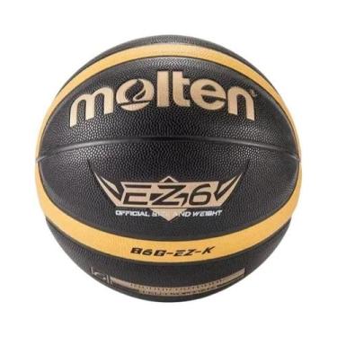 Imagem de Bola De Basquete PU Dourada Preta Derretida Tamanho 5 6 7 Para Homens 