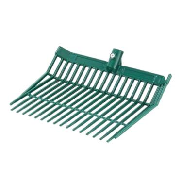 Imagem de Dualoai Cabeça de reposição para garfo de esterco de cavalo, equipamento de jardinagem multiuso para de esterco de cavalo, Verde