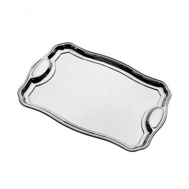 Imagem de Bandeja Retangular Tramontina Classic 42 X 29cm Em Aço Inox Com Alça