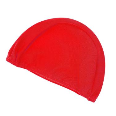 Imagem de Touca Natação Infantil Proteção UV Lisa Vermelha Everly