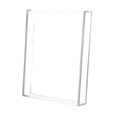 Imagem de KiBcsLic Moldura de caixa de sombra, caixa de memórias, ingressos, fotos, medalha, decoração de mesa, buquê, arte, lembrança, flores secas, suporte de, L