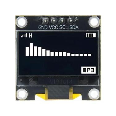 Imagem de Módulo De Display OLED Branco Azul Amarelo 128X64 I2C Driver SSD1315 P