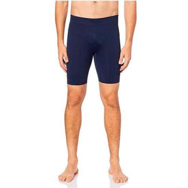 Imagem de Bermuda Térmica de Compressão Lupo I-Max Masculina, Marinho, Pequeno