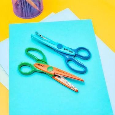 Imagem de Tesoura Escolar De Picotar Plastico - Leo e Leo