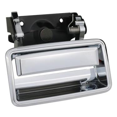 Imagem de APPERFiT Maçaneta de metal e moldura cromada compatível com Chevrolet Chevy GMC C/K 1500 2500 3500 1988-2002 substitui caminhonete 15991785 15991786 GM1916101 GM1915101