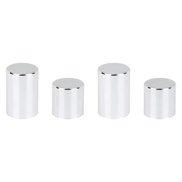 Imagem de BYYINGSUS 4 peças de capa de ponto de encaixe de motocicleta compatível com Touring Sportster (prata)