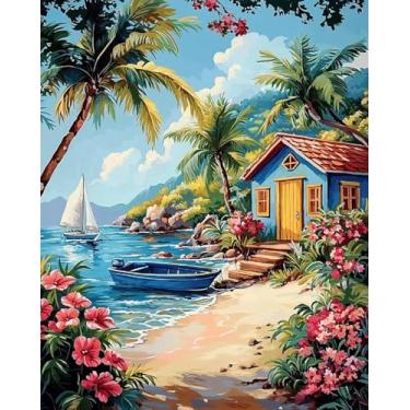 Imagem de Kits de ponto cruz de flores para adultos iniciantes, kits de ponto cruz com contagem de casa, costura impressa, padrões fofos, dimensões, bordado, artesanato, kits de bordado para adultos iniciantes